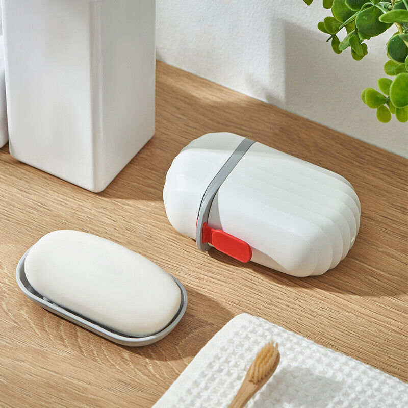 Travel-Buddy Portable Soap Container with Dish