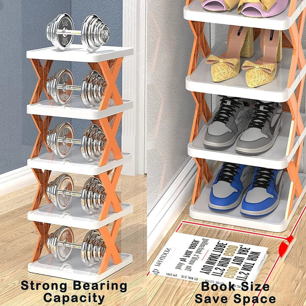 FlexiStack Portable 6-Layer Shoe Rack