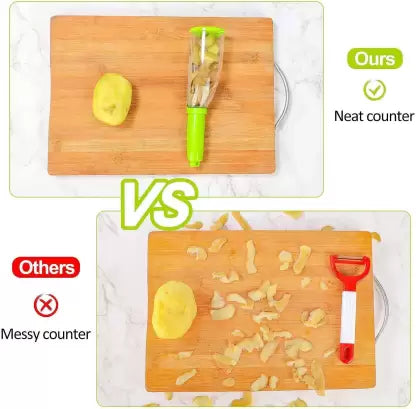 PeelMaster Plus - Vegetable & Fruit Peeler with Container (set of 1)