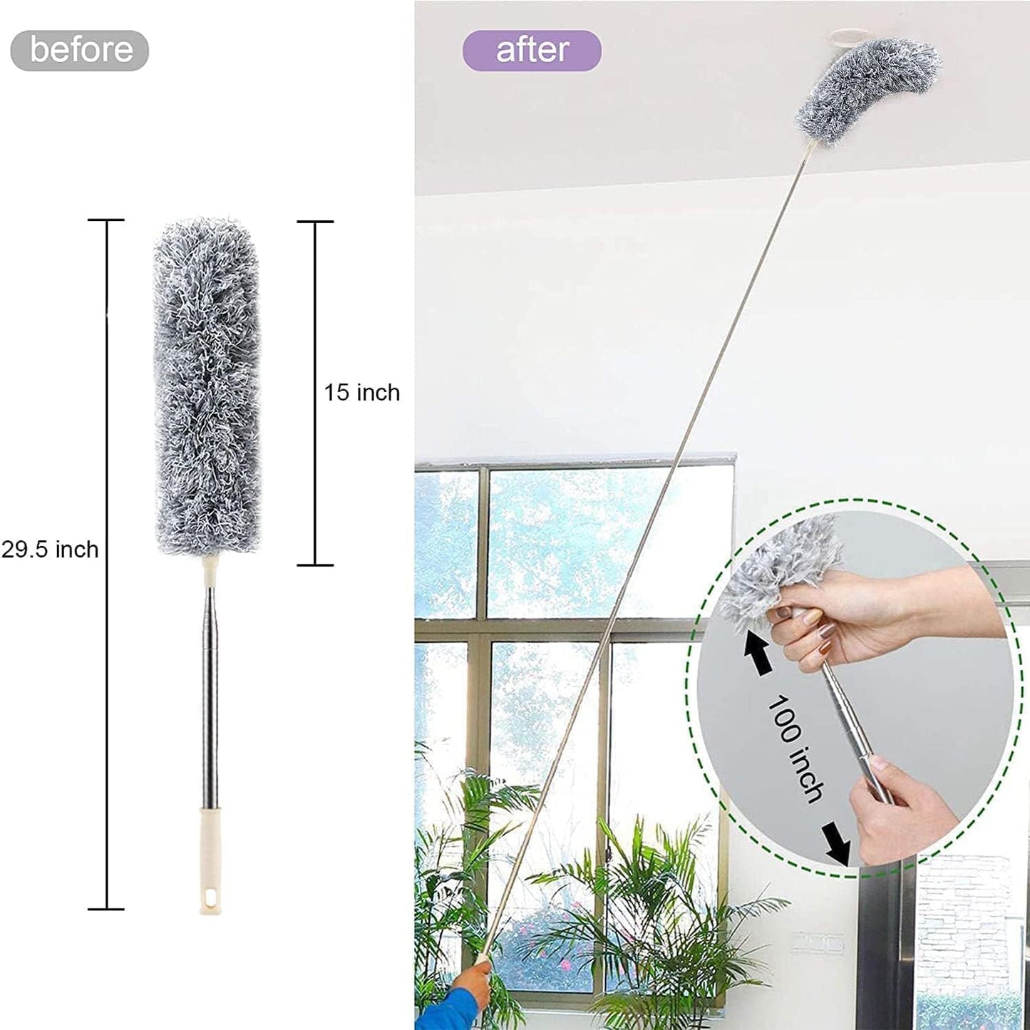 Bend-N-Clean Microfiber Magic Mop