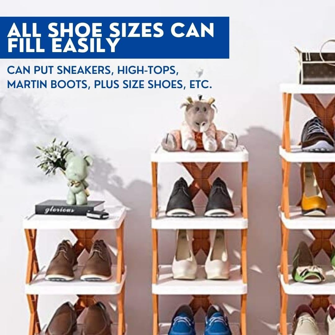 FlexiStack Portable 6-Layer Shoe Rack